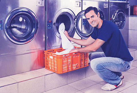 Self-service laundromat