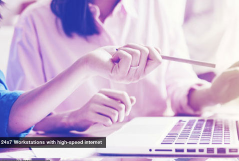 Workstations with high-speed internet